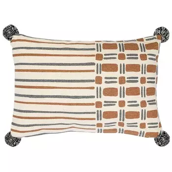 Подушка с геометрическим рисунком Abstract play Ethnic, размер 30х45 см