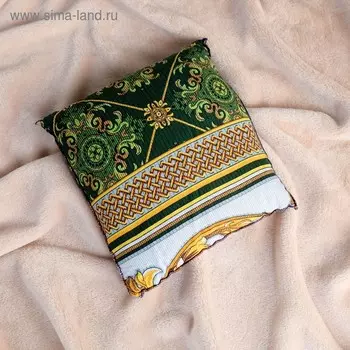 Подушка со стружкой можжевельника, сувенирная, 2222 см, микс