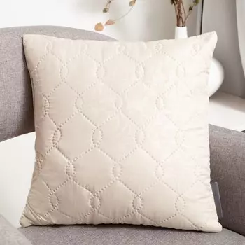 Подушка ST- Стандарт 40х40см, декоративная бежевая