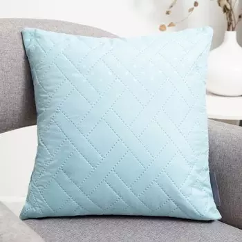 Подушка декоративная "ST- Стандарт", 4040 см, голубая