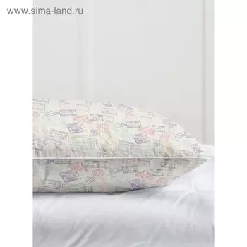 Подушка Summer, размер 70 70 см, тик искусственный