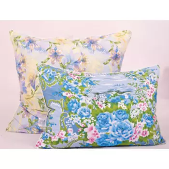 Подушка СВС «Нежная» МИКС, 68х68 см, пух 10%, перо 90%, тик, 50% хл, 50% пэ