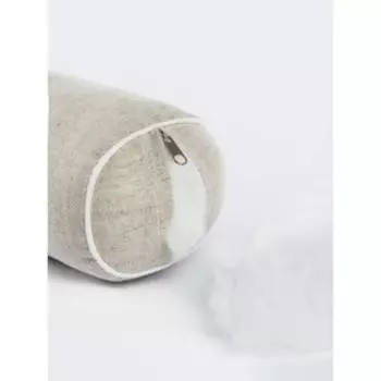 Подушка-валик, размер 40x10 см, лебяжий пух