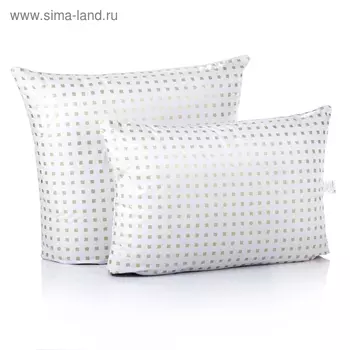 Подушка высокая Тихий Час Пуховые, размер 68х68 см, тик