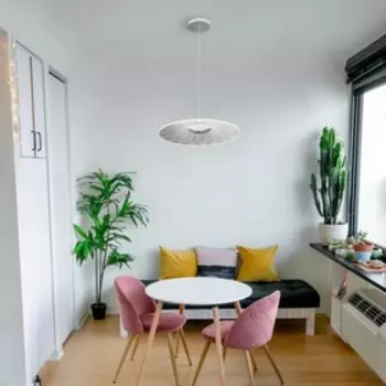 Подвес, 10Вт, LED 4000K, 38x38x110 см, цвет хром