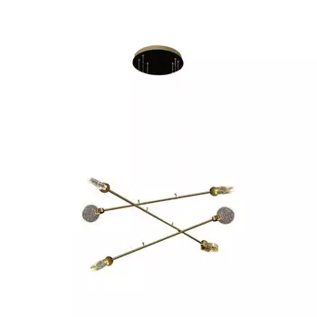 Подвес, 18Вт, LED 4000K, 120x120x150 см, цвет золотой
