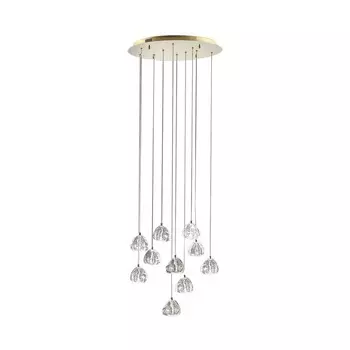 Подвес, 20Вт, 40x40x120 см, цвет золотой