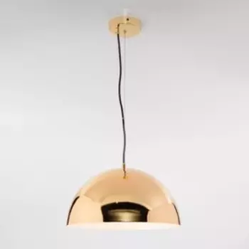 Подвес, 40Вт, E14, 35x35x120 см, цвет золотой