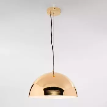 Подвес, 40Вт, E14, 35x35x120 см, цвет золотой