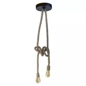 Подвес, 60Вт, E27, 10x10x200 см, цвет коричневый