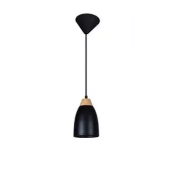 Подвес, 60Вт, E27, 12x12x18 см, цвет черный