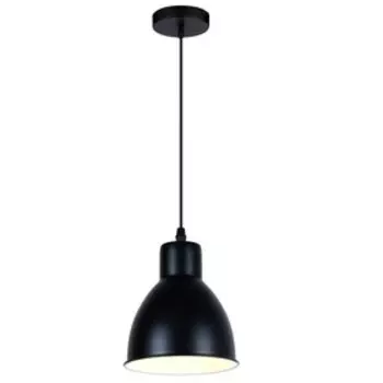 Подвес, 60Вт, E27, 16x16x90 см, цвет черный