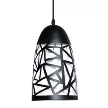 Подвес, 60Вт, E27, 18x18x80 см, цвет черный