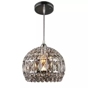 Подвес, 60Вт, E27, 25x25x80 см, цвет хрусталь