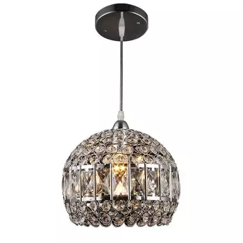 Подвес, 60Вт, E27, 25x25x80 см, цвет хрусталь