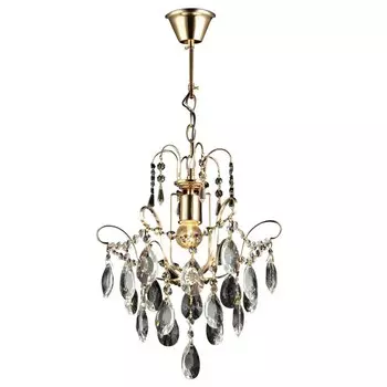 Подвес, 60Вт, E27, 30x37x100 см, цвет хрусталь