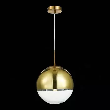 Подвес Evoluce. SLE114613-01. Boffi. 1х60 Вт, E27, 25х25х36 см, цвет латунь