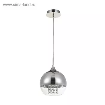 Подвес Fermi 1x60W E27, никель 20x20 см