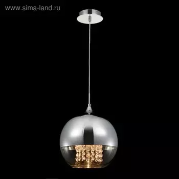 Подвес Fermi 1x60W E27 никель 30x30см