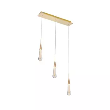 Подвес «Гутта», размер 50x7x200 см, 9Вт, LED, 3000K
