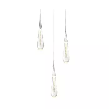 Подвес «Гутта», размер 50x7x200 см, 9Вт, LED, 4000K