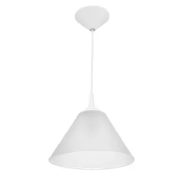 Подвес «Конус» 115 Вт Е27 МОДЕЛЬ: BR=00266 белый/прозрачный 252515 см