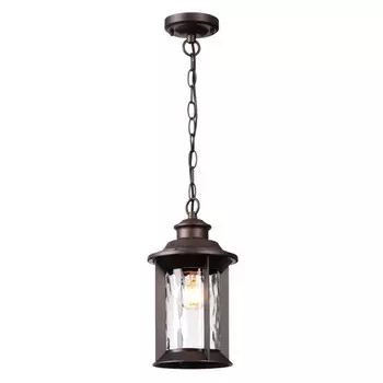 Подвес ландшафтный Odeon Light. Mavret, 1х60Вт, E27, 985х170х170 мм, цвет темно-коричневый, прозрачный
