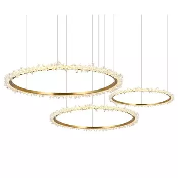 Подвес «Лаура Люкс», размер 80+60+40x150 см, 109Вт, LED, 3000K