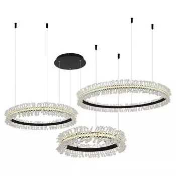 Подвес «Лаура», размер 40+60+80x150 см, 110Вт, LED, 4000K