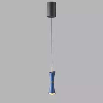Подвес Lumion. Lasse, 7Вт, Led, 135х265х220 мм, цвет синий