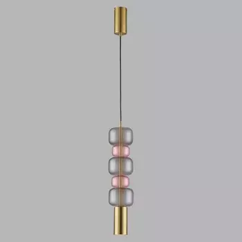 Подвес Lumion. Verona, 50Вт, GU10, 190х400х250 мм, цвет бронза, розовый, серый