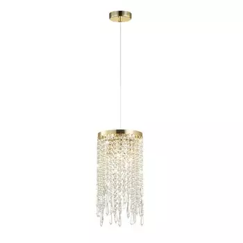 Подвес Odeon Light. Chokka, 40Вт, E14, 900-1500х200 мм, цвет золотой