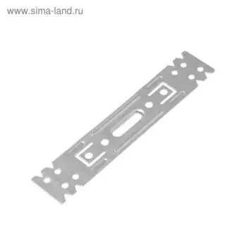Подвес профилей ТУНДРА krep, прямой, укороченный, 6027 мм, цинк, в упаковке 1 шт.