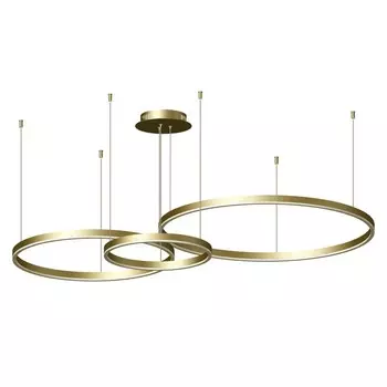 Подвес «Тор», размер 133,5x95x80+60+40x150 см, 110Вт, LED, 4000K, диммируемый, с ПДУ