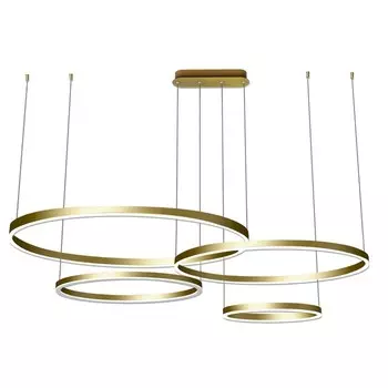 Подвес «Тор», размер 150x100x40+60+80+100x150 см, 168Вт, LED, 3000K, диммируемый, с ПДУ