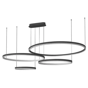 Подвес «Тор», размер 150x100x d40+60+80+100x150 см, 174Вт, LED, 4000K, диммируемый, с ПДУ