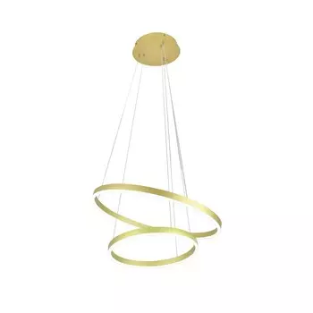 Подвес «Тор», размер d60+40x200 см, 60Вт, LED, 3000K, диммируемый, с ПДУ