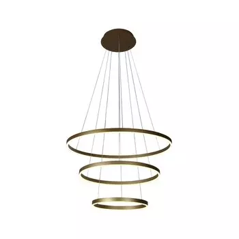 Подвес «Тор», размер d80+60+40x200 см, 110Вт, LED, 3000K, диммируемый, с ПДУ