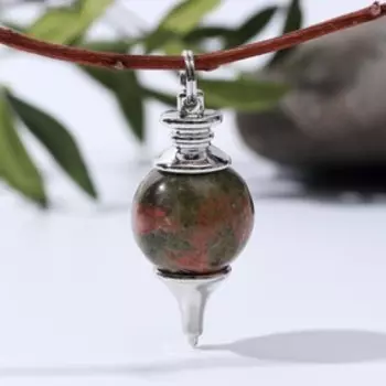 Подвеска биолокация "Яшма зелёная"