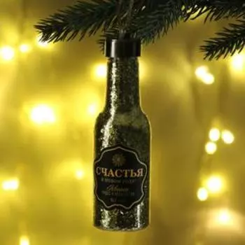 Елочная игрушка с гирляндой «Счастья», 14.2 х 4.2 см