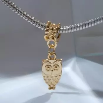 Подвеска «Филин», цвет золото