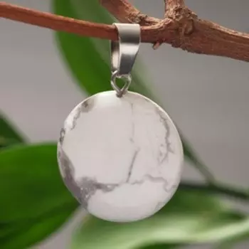 Подвеска круг d=1,7см "Кахолонг"