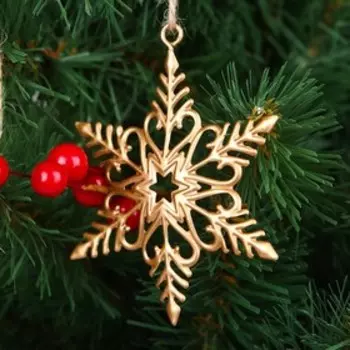 Подвеска металлическая «Новогодние чудеса», золото, МИКС