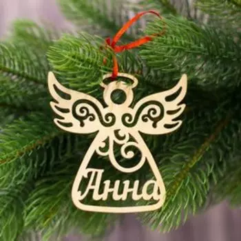 Подвеска на елку ангел "Анна"