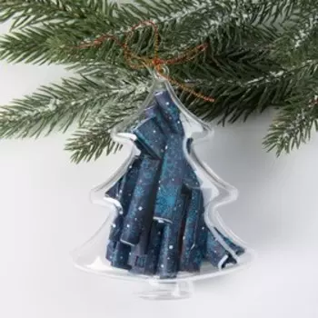 Подвеска на ёлку со свитками «Волшебные детские предсказания», 30 свитков