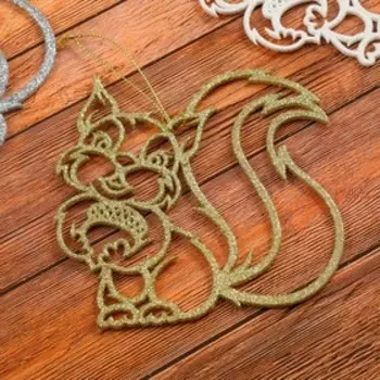 Подвеска новогодняя "Белочка" микс