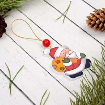 Елочная игрушка «Дедушка с мешком»