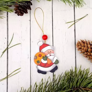 Елочная игрушка «Дедушка с мешком»