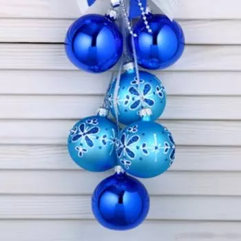 Подвеска новогодняя МИКС "Аквамарин"