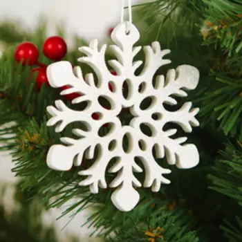 Елочная игрушка «Снежинка», макси, МИКС